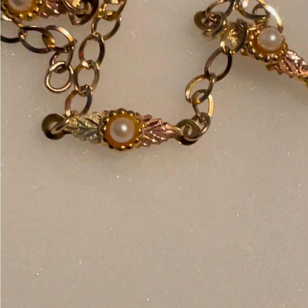 10k Tri Gold black hills bracelet - Picture 2 of 6
